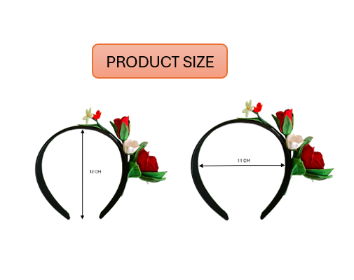 handmade flower headband romantic hair accessory