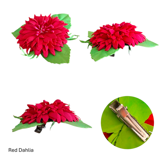 handmade foamiran flower floral headband for women and girls with red rose flowers lightweight elegant hair accessory